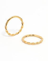 Gold Plated Surgical Steel Sleeper Earrings 10MM - link has visual effect only