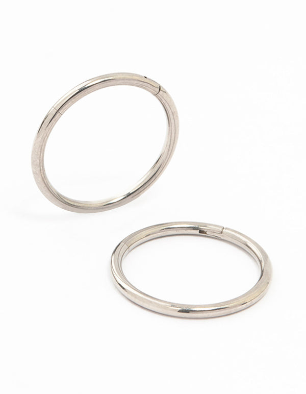 Titanium Sleeper Earrings 12MM