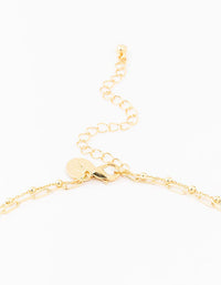 Gold Plated Mary Satellite Layered Pendant Necklace - link has visual effect only