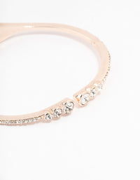 Rose Gold Diamante Bracelet - link has visual effect only