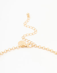 Gold Multiple Coins & Pearls Station Necklace - link has visual effect only