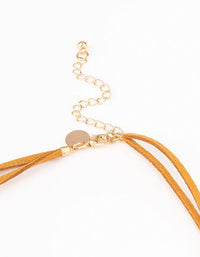 Fabric Cord Charm Y-Necklace - link has visual effect only