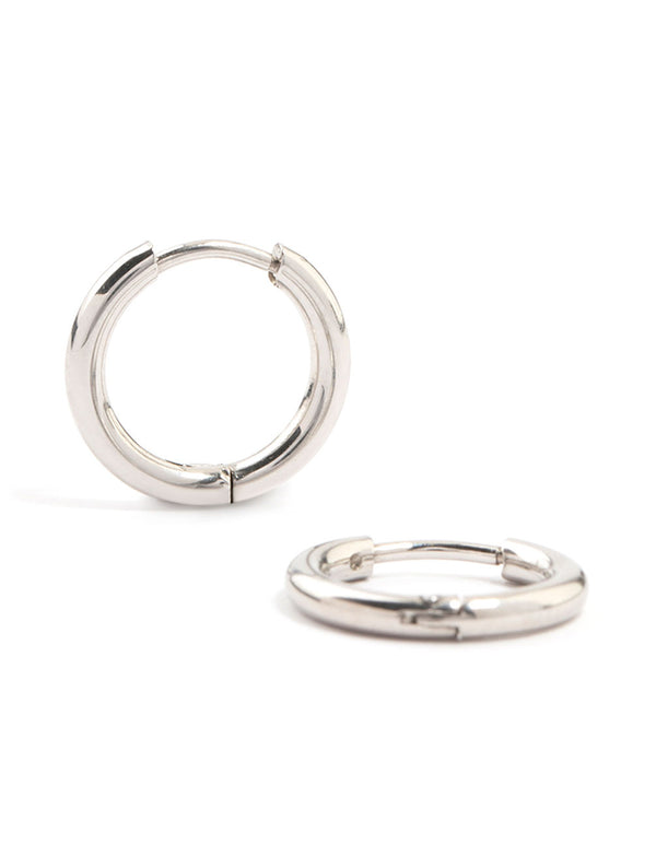 Stainless Steel Core Clicker Earrings 14 MM