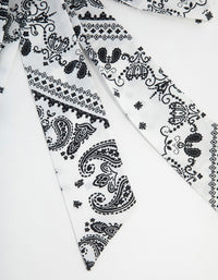 Thin Paisley Fabric Scarf - link has visual effect only