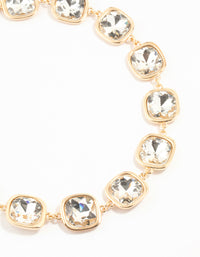 Gold Diamante Stone NecklaceFASHION RANGE - link has visual effect only