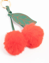 Cherry Fabric Key Chain - link has visual effect only