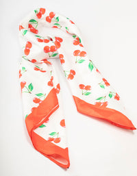 Classic Cherry Fabric Scarf - link has visual effect only