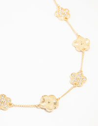 Gold Plated Clover Necklace - link has visual effect only