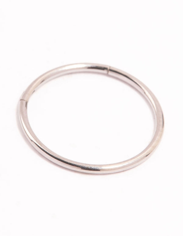 Titanium Plain Clicker Ring