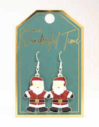 Santa Drop Earrings - link has visual effect only