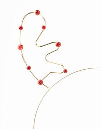 Red Diamante Reindeer Headband - link has visual effect only