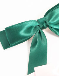 Green & Pink Double Loop Bows 2-Pack - link has visual effect only