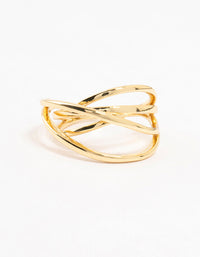 Gold Plated Thin Wrapped Ring - link has visual effect only