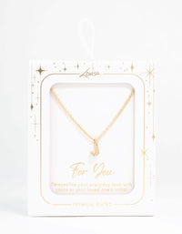 Gold Plated Cubic Zirconia Letter J Necklace - link has visual effect only