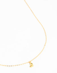 Gold Plated Sterling Silver Mini Heart Necklace - link has visual effect only