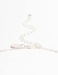 Gold & Silver Plated Rings Pendant Necklace - link has visual effect only