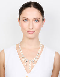 Silver Diamante Pendant Necklace - link has visual effect only