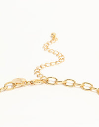 Gold Plated Bow & Star Charm Necklace - link has visual effect only