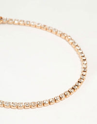 Gold Diamante Chain & Heart Bracelets 2-Pack - link has visual effect only