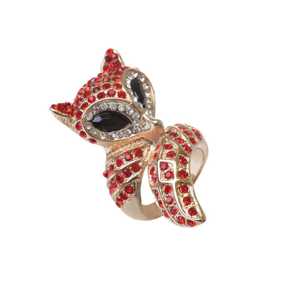 Red Fox Wrap Ring