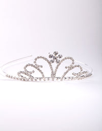 Kids Silver Pretty Tiara Headband - link has visual effect only