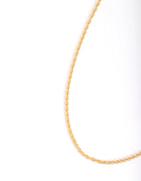 Gold Plated Sterling Silver Twist Chain Necklace - link has visual effect only