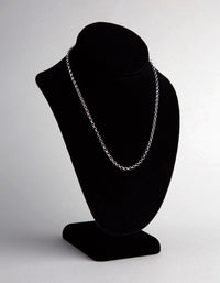 Sterling Silver Rolo Chain Necklace - link has visual effect only