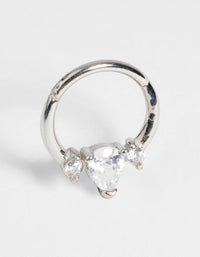 Surgical Steel Diamante Clicker Ring - link has visual effect only