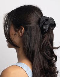 Black Diamante Scrunchie - link has visual effect only