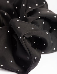 Black Diamante Scrunchie - link has visual effect only