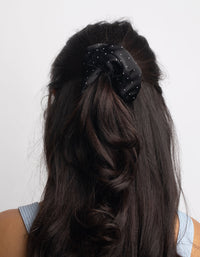 Black Diamante Scrunchie - link has visual effect only