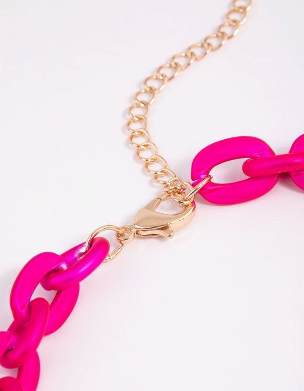 Latelita KETTEN - Necklace - rose-gold coloured/light pink - Zalando.co.uk