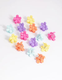 Kids Mini Flower Claw Clip Pack - link has visual effect only