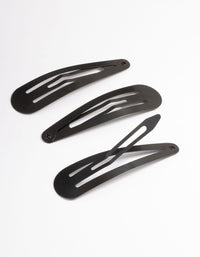 Coated Black Medium Snap Clip Pack - link has visual effect only