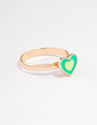 Gold Layered Heart Ring - link has visual effect only