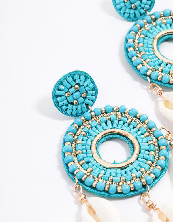 Statement beaded clearance earrings