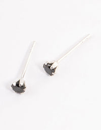 Sterling Silver Six Claw Stud Earrings - 3mm - link has visual effect only