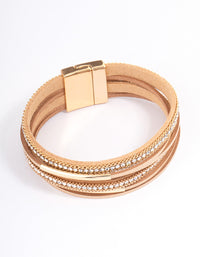 Brown Boho Leather Bracelet - link has visual effect only