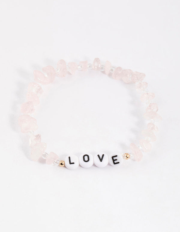 Rose Quartz Love Bracelet