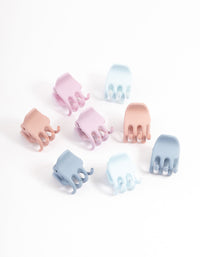 Small Matte Hair Claw Clip 8-Pack - Lovisa