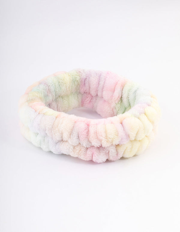 Tie Dye Fluffy Headband