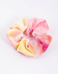 Rainbow Tie Dye Hair Scrunchie - link has visual effect only