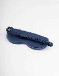 Navy Fluffy Eye Mask - link has visual effect only