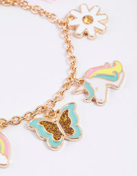 Kids Tassel Unicorn Charm Bracelet - link has visual effect only