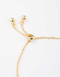 Gold Plated Scorpio Script Bracelet - link has visual effect only