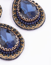 Gold Stone Drop Earrings - link has visual effect only