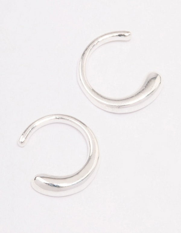 Lovisa earrings - Silver chunky mini hoops earring