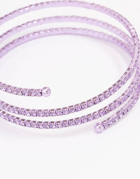 Lilac Cupchain Wrapped Wrist Cuff - link has visual effect only