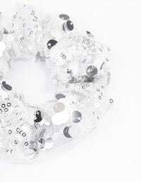 Fabric Mixed Size Sequin Hair Scrunchie - link has visual effect only