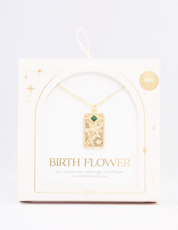 APRIL BIRTH FLOWER NECKLACE IN SILVER – Within Reason